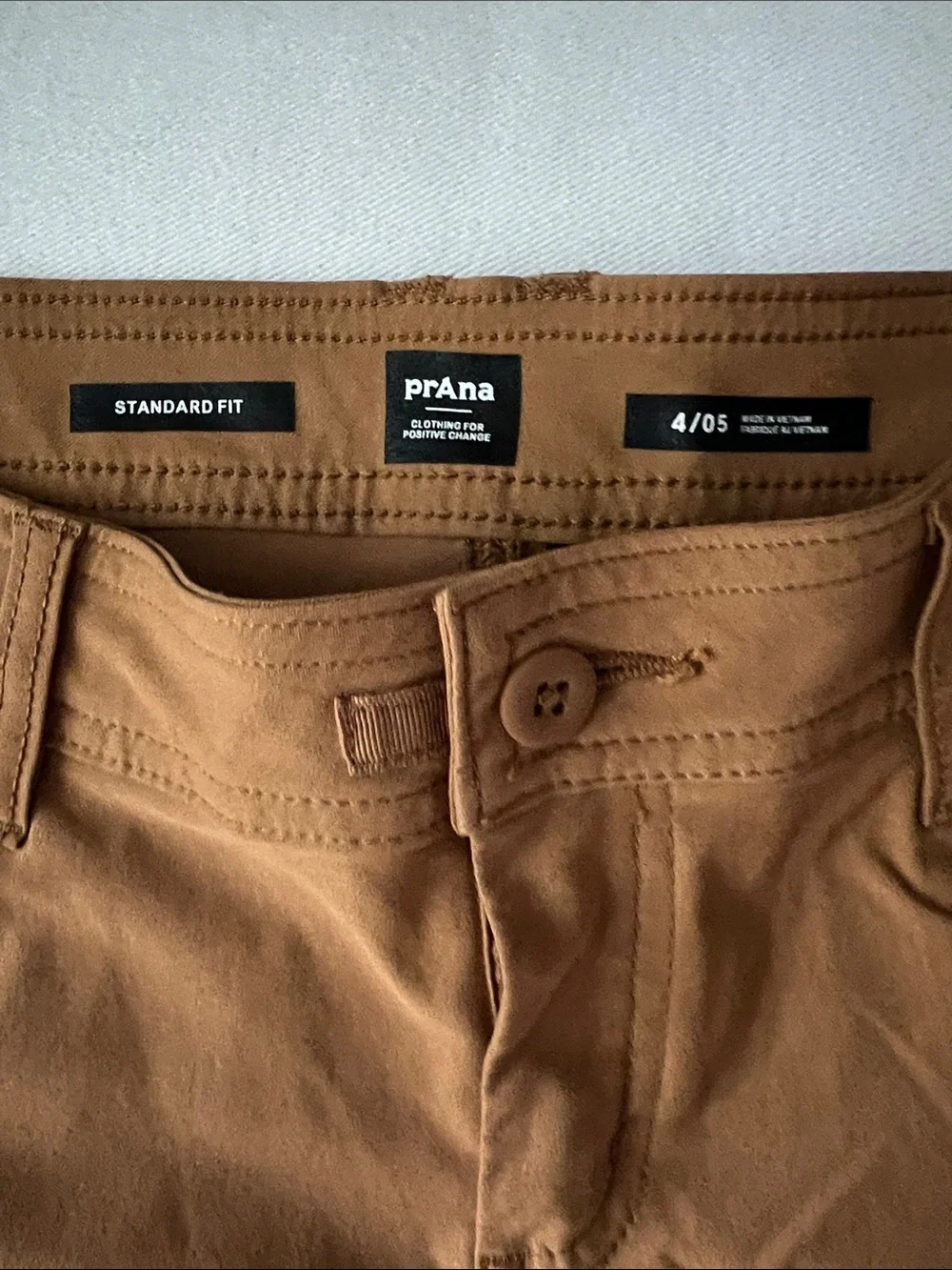 Prana Women's Stretch Zion Shorts 5 inchRust High-Rise Stretch Shorts